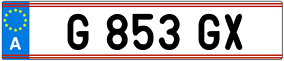 Truck License Plate